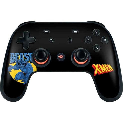 Marvel X-Men Beast Google Stadia Controller Skin